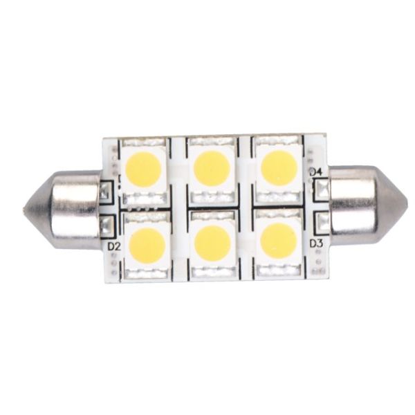 Led lamp led6 festoon 10-30V 42mm
