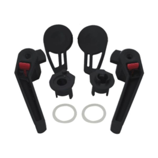 361680992 Handle set large black for flush 3G shutters
