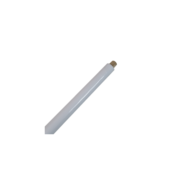 Wooden flagpole white 200cm dia 3cm without knob