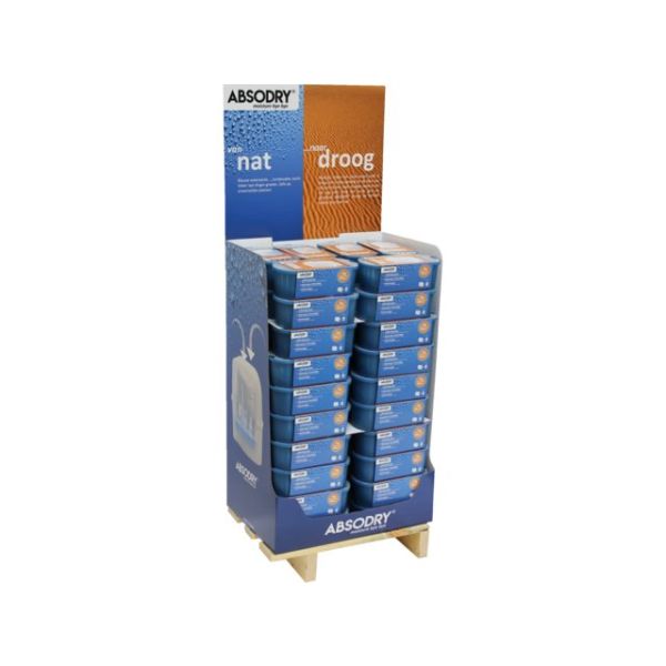 Luftentfeuchter groß kompakt 1000 g x 60 auf 1/4 Displaypalette