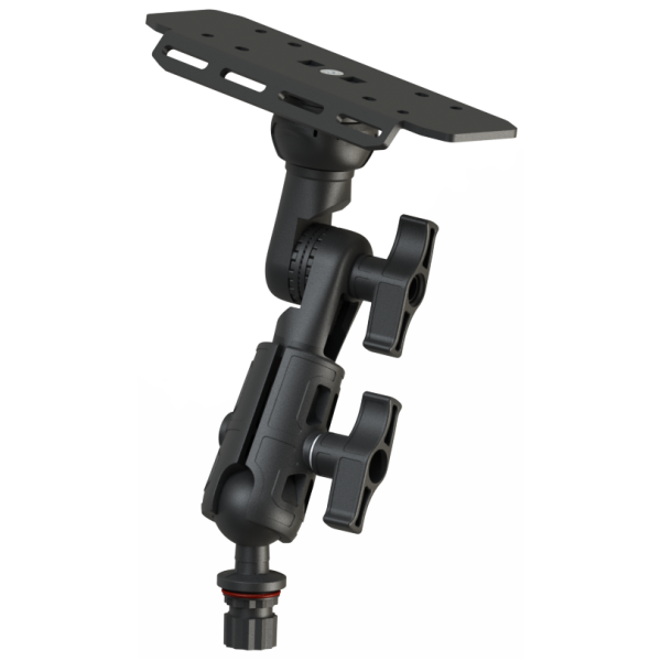 Borika montageplaat met vertelbare steun en bal scharnier voor schermen 9" tot 12"