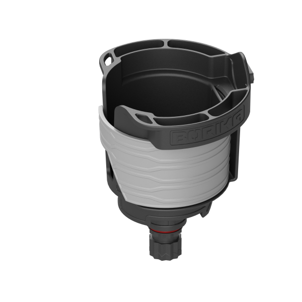 Borika Getränkehalter mit Ablagefunktion schwarz/grau