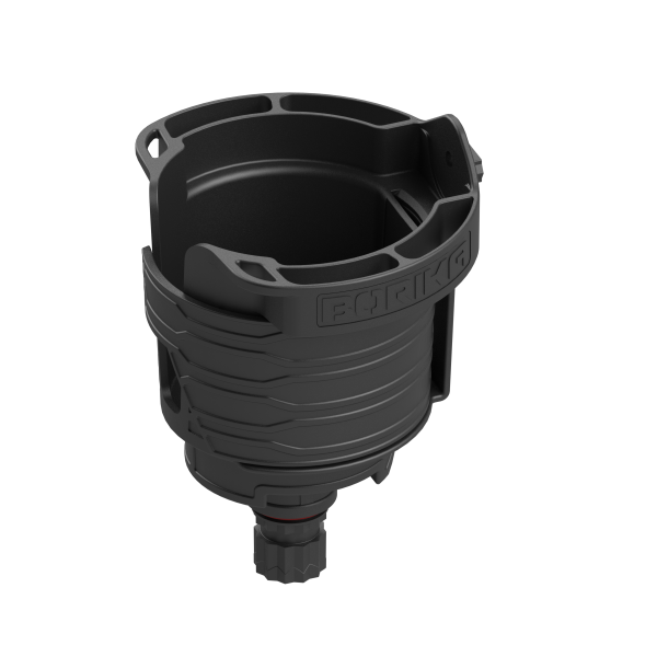 Borika bekerhouder met opbergfuncties zwart