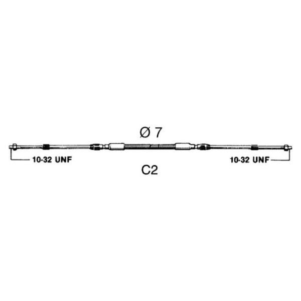 Schalterkabel C2 24ft 7,33m