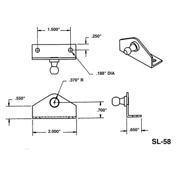 L-bracket sl-58