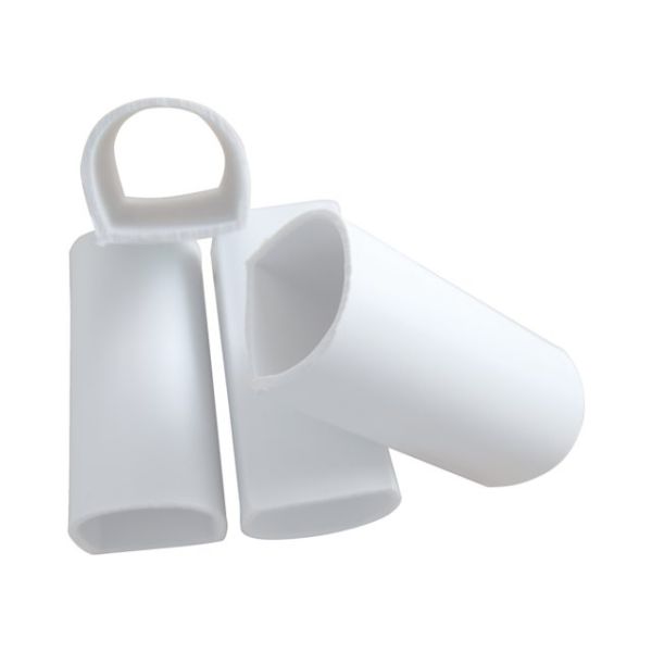 Gerüstpuffer Doppel-D-Verbinder weiß (2 Paar)