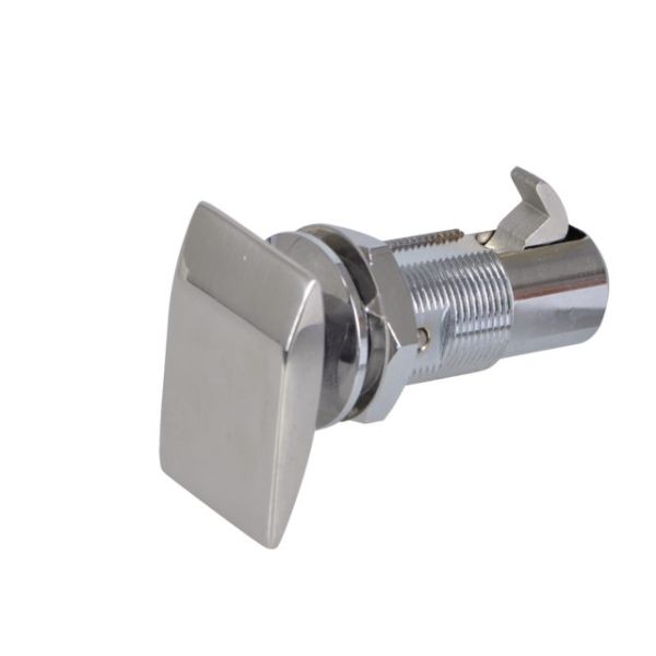 Cupboard door lock stainless steel deluxe rectangular