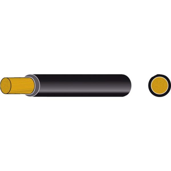 Batteriekabel isoliert 95mm² schwarz (10m)