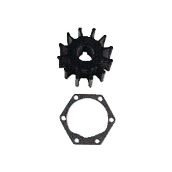 Neoprene inboard impeller key drive met pakking. key & kap