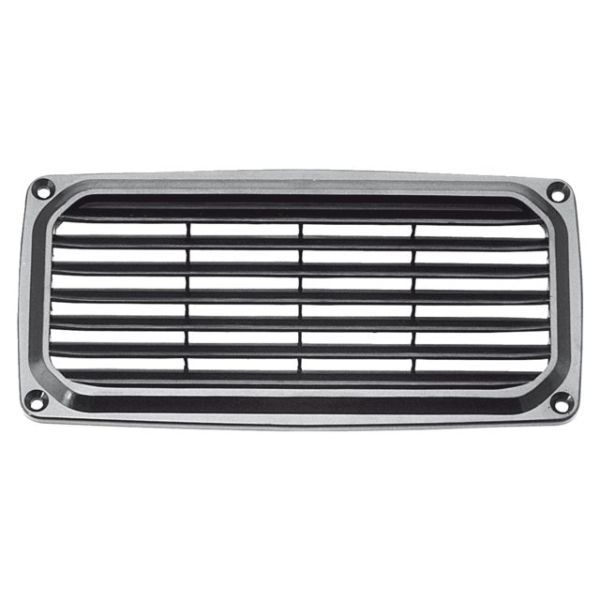 ABS Lüftungsgitter schwarz 201x101mm