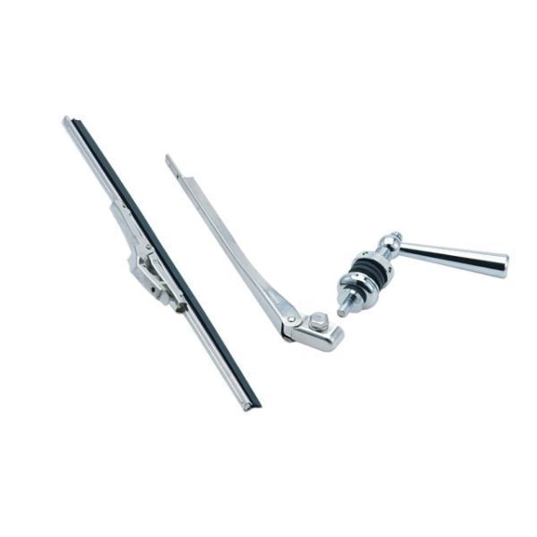 Manual windshield wiper