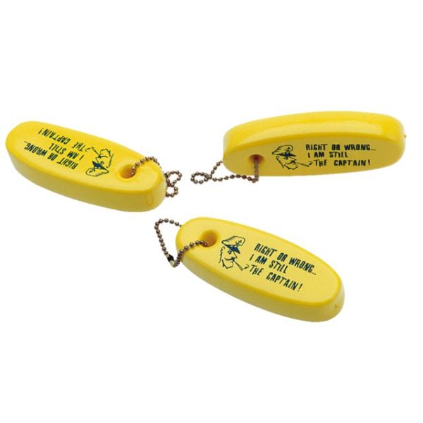 Schlüsselanhänger schwimmend gelb/schwarz