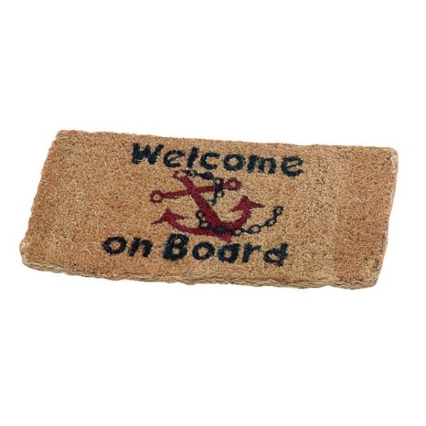 Mat welcome on board 35x70cm