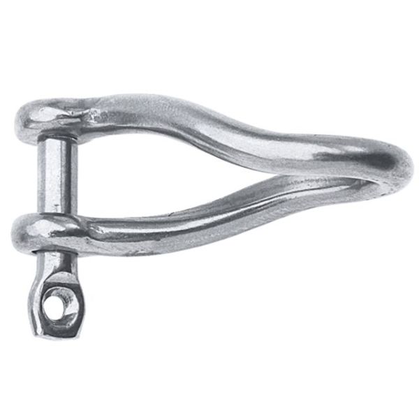 Stainless steel twisted closure 6mm long