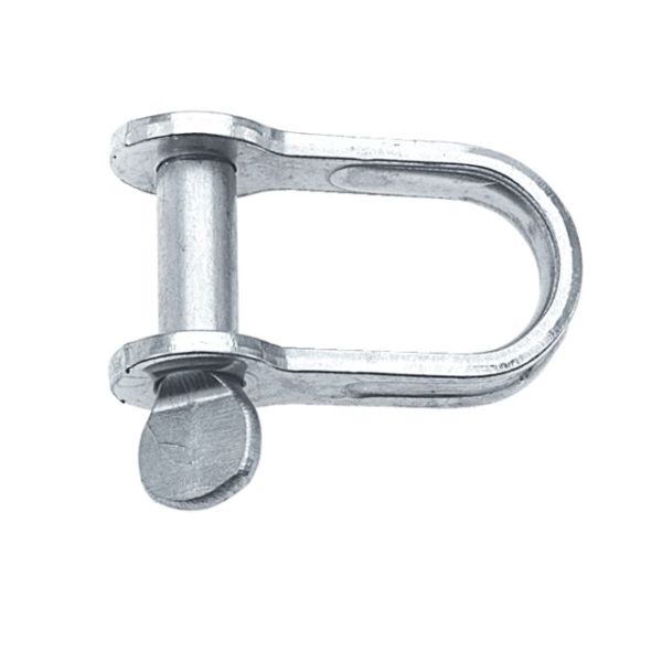 Edelstahl D-Plattenschloss 5mm 17mm