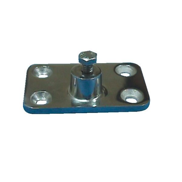 Pipe hood fitting stainless steel wall plate pin