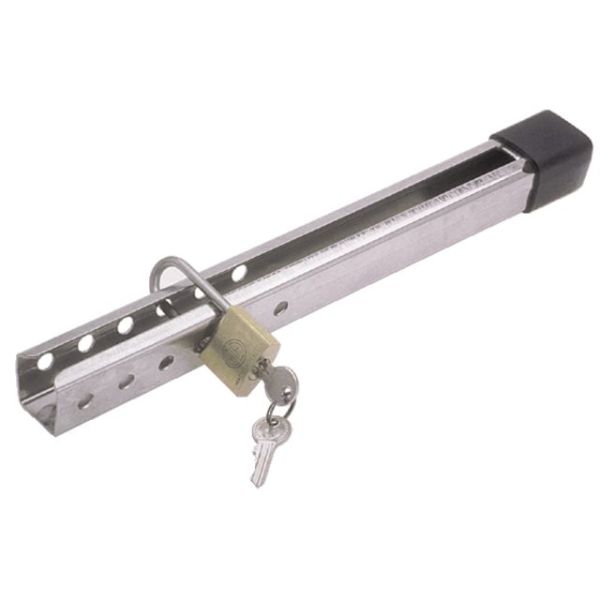 Außenbordmotorschloss Edelstahl mit Vorhängeschloss