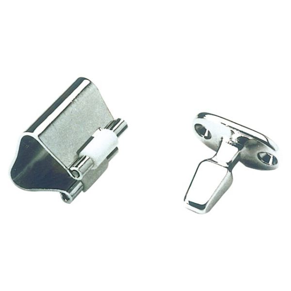 Rollverschluss Chrom 28mm