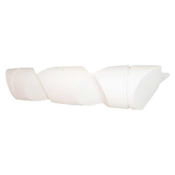 Gerüstschutzblech großer Winkel 100x19x19cm weiß