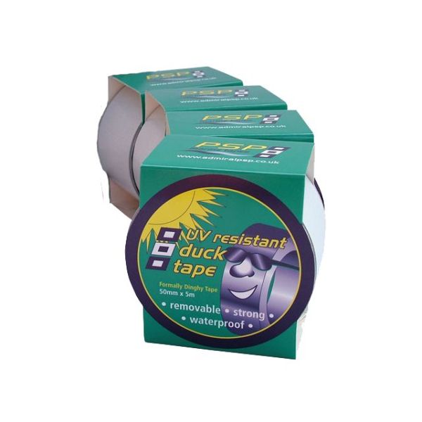 UV ducktape light grey 50mm 5m