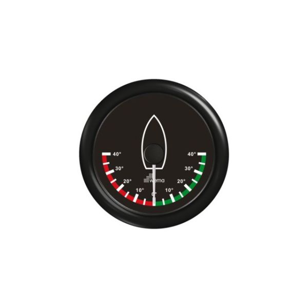 Ruderlagenanzeiger 85mm schwarz