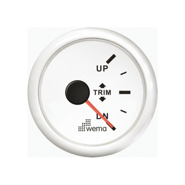 Engine trim meter white