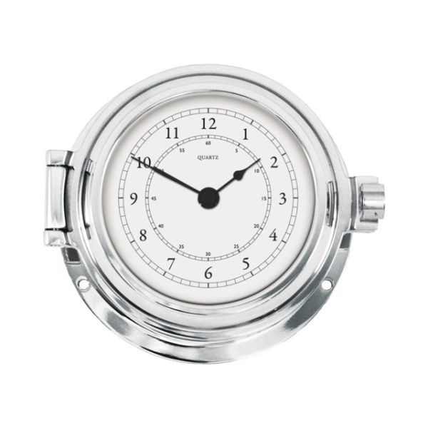 #Uhr massiv verchromt 115/84mm