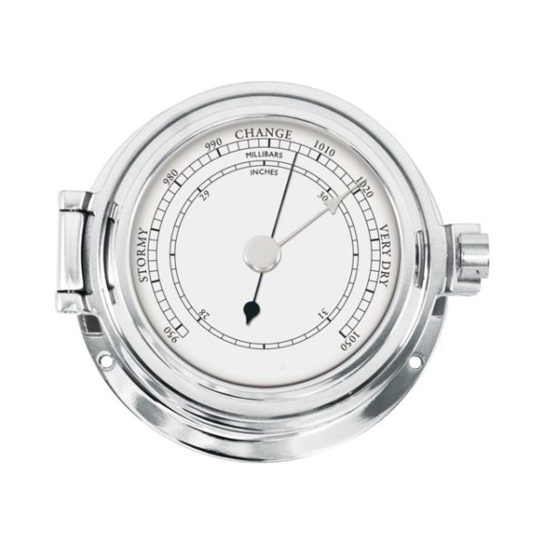 #Barometer massiv verchromt 115/84mm