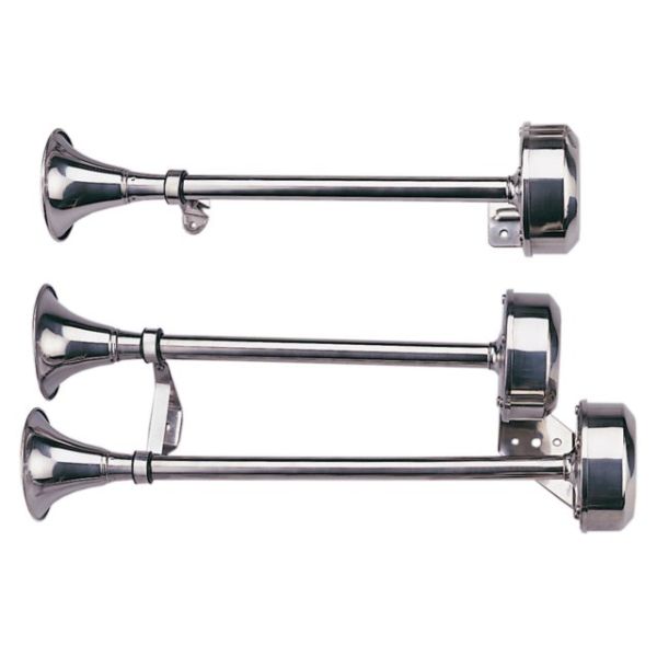 Horn stainless steel 463mm 12V double