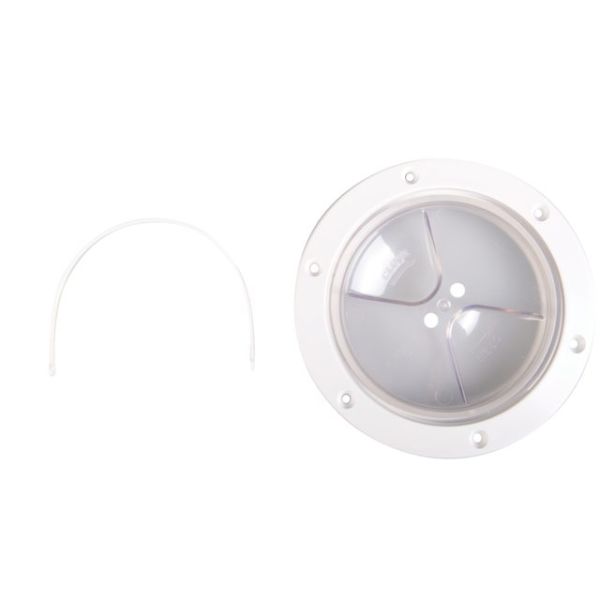 Inspection hatch 102mm transparent