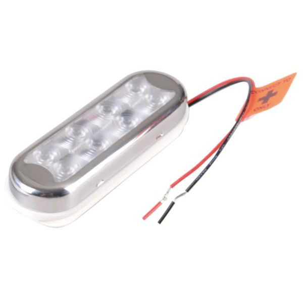 Bimini lamp buis of vlakke montage zonder schakelaar 12-24V