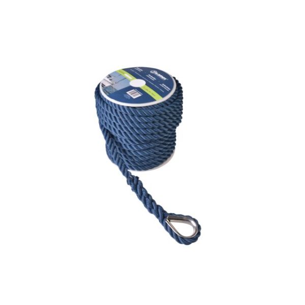 Anchor line polyester 10mm 20m navy
