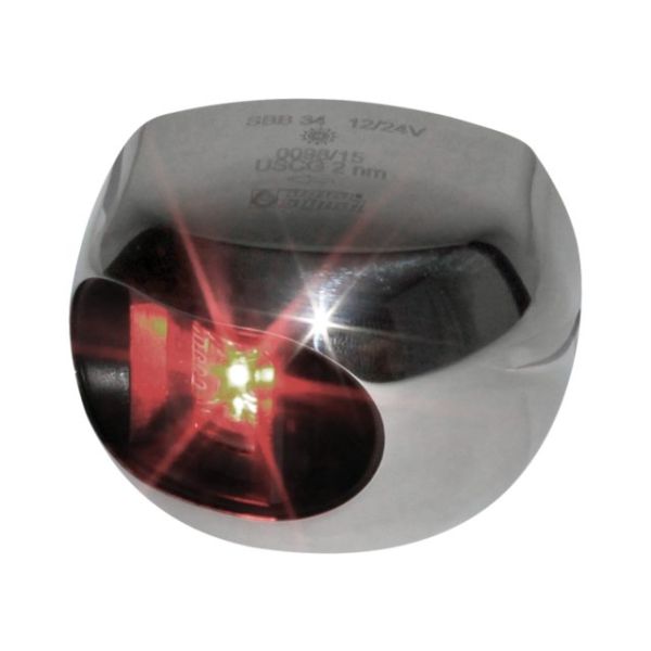 Serie 34 LED Backbordseite Edelstahl