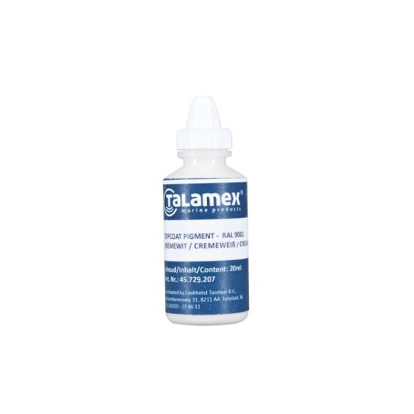 Kleurpigment 20ml ral 9001 cremewit