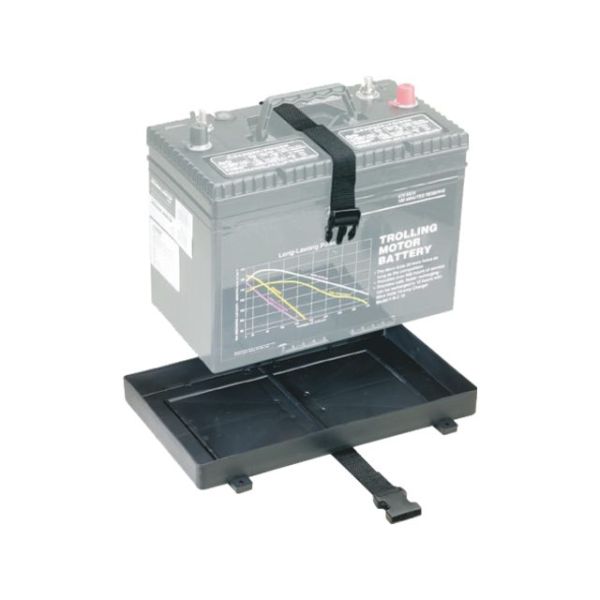 Batteriehalter mit Lasche