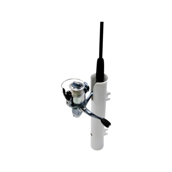 Rod holder surface mounted white