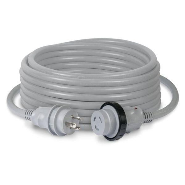 50A 125V Cordset 50' Molded White