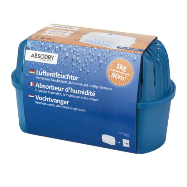 Feuchtigkeitsabsorber groß kompakt 1000gr