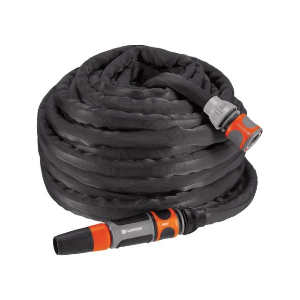 #Gardena textile hose Liano 13mm set complete with sprayer 20mtr