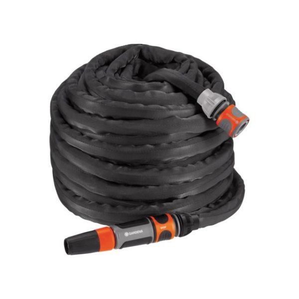#Gardena Textilschlauch Liano 13mm Set komplett mit Brause 30mtr