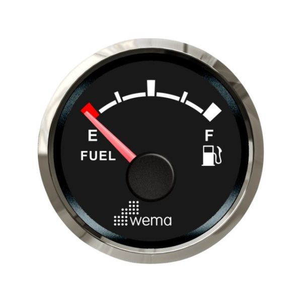 Silver Series Tankanzeige NMEA2000 schwarz