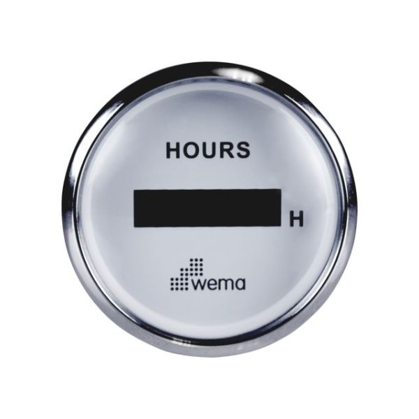 Silver Series Stundenzähler weiß