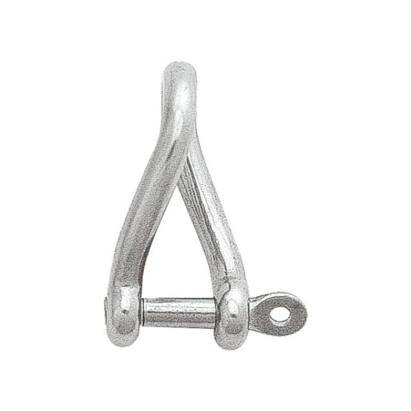 Twisted closure short stainless steel captive pin 4mm