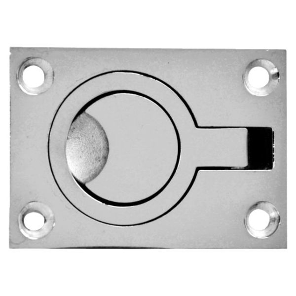 Hatch ring stainless steel flush 63x44mm