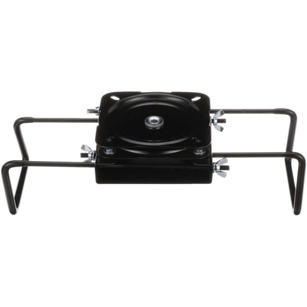 Boat seat clamp with turntable