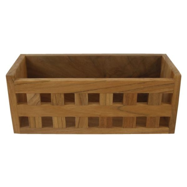 Block grid storage rack 25.5x10x10