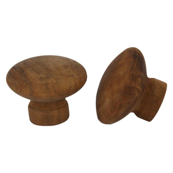Knob for door or drawer Ø 5cm x 3.8 cm (pair)
