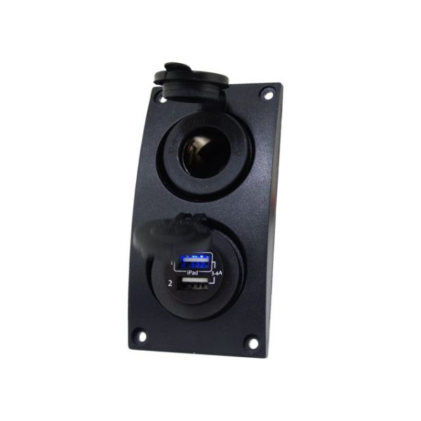 Curved add-on paneel 12V & dubbel USB