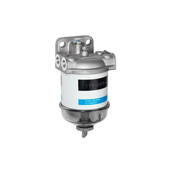 Separation filter with aluminium reservoir