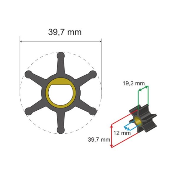 Premium Impeller kit no. 06-01-004